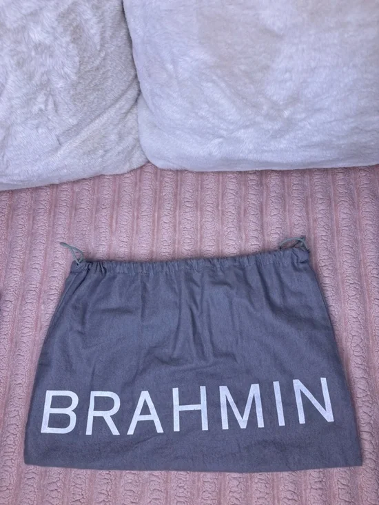 Brahmin Rare Manhattan Pecan Crossbody Bag - Picture 9 of 11